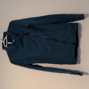 Lululemon teal double zipper sweaters, size 6